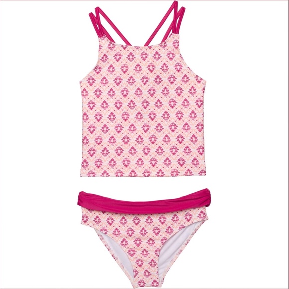 Aqua Et Sol Swim Aqua Et Sol Nwt Swimsuit Set Rash Guard Bikini